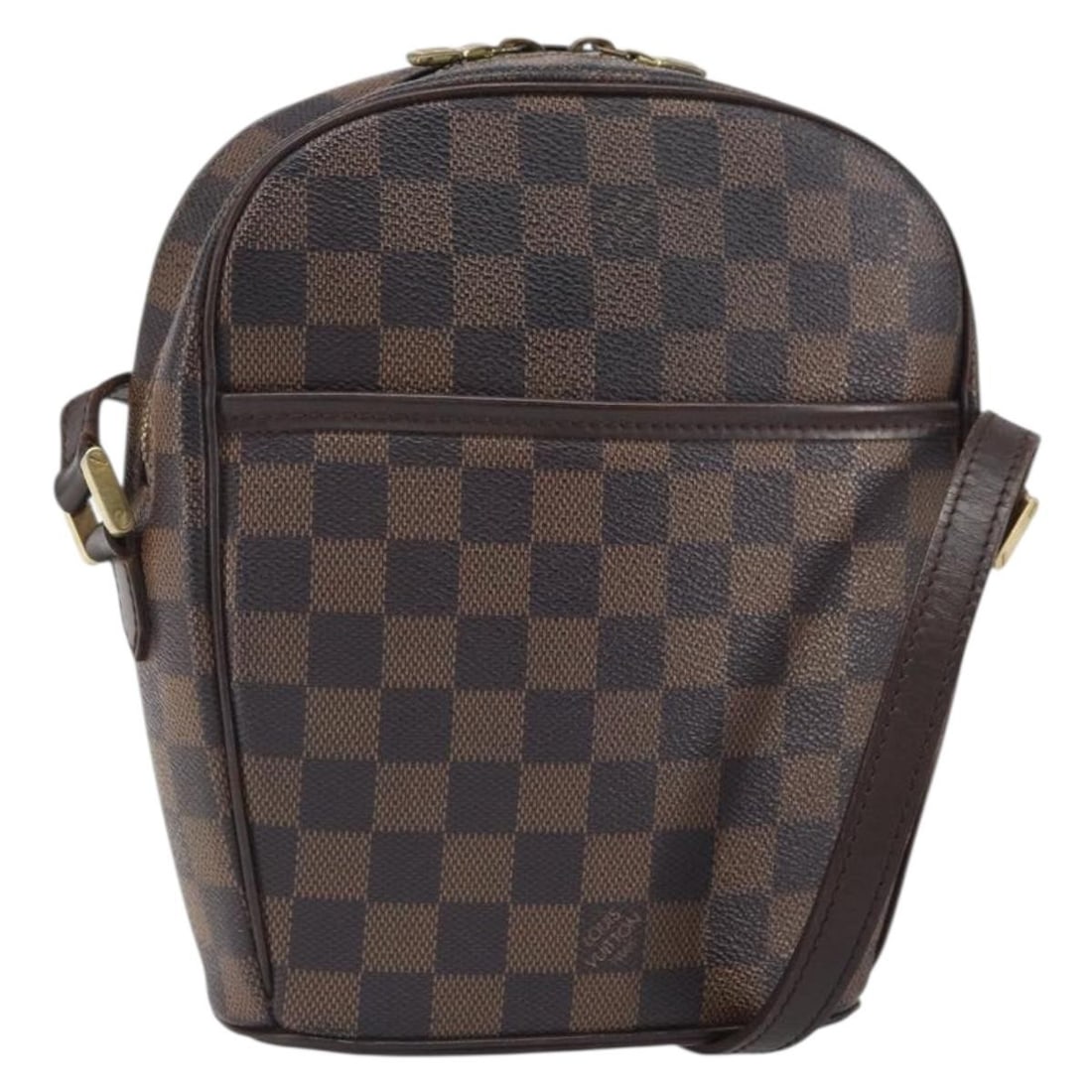 Louis Vuitton Ipanema PM Damier Ebene Canvas Shoulder Bag N51294: Louis Vuitton Ipanema PM Damier Ebene Canvas Shoulder Bag N51294 This is a LOUIS VUITTON Ipanema PM shoulder bag crafted from Damier Ebene canvas in a compact and stylish design. The bag features a ma
