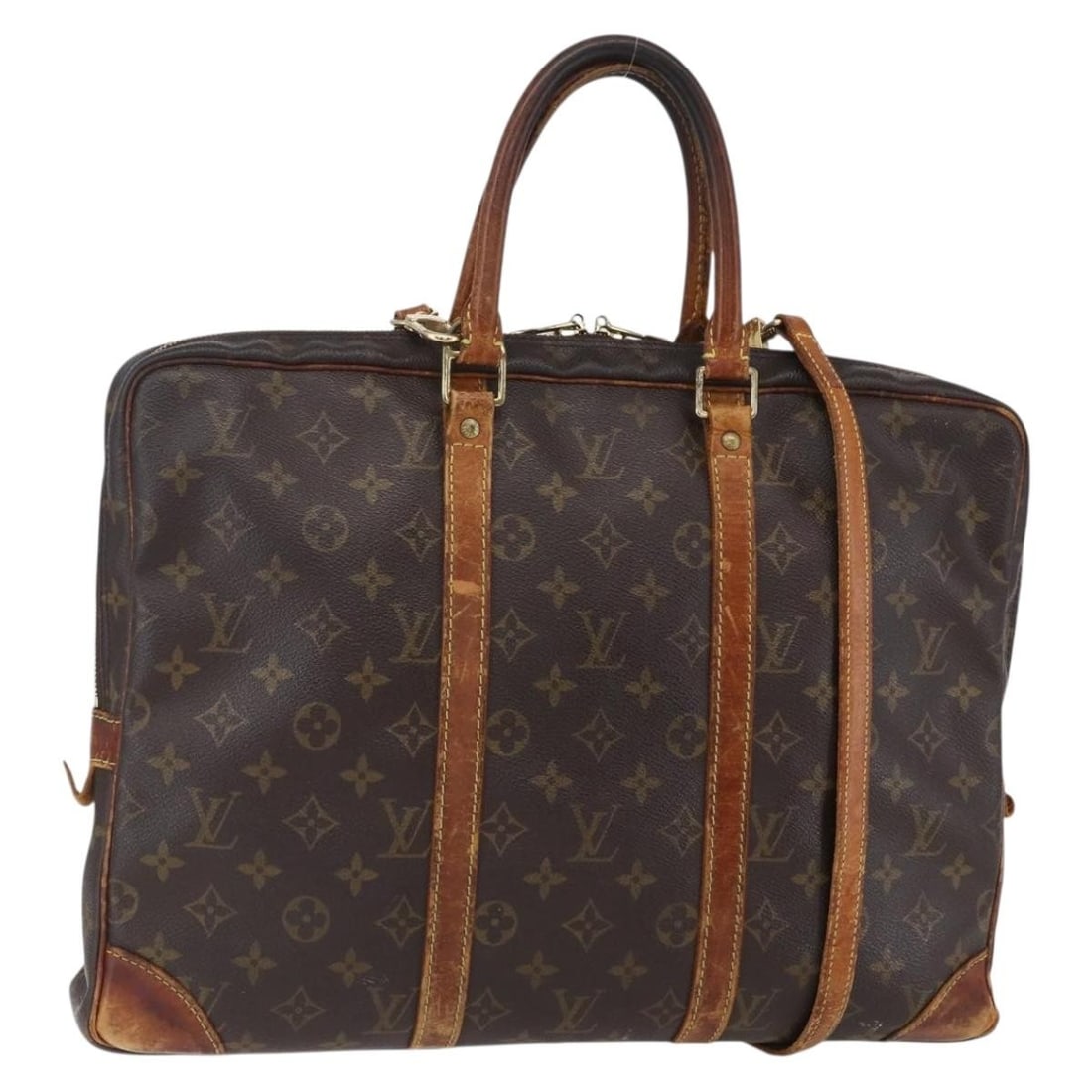 LOUIS VUITTON Monogram Porte Documents Voyage Business Bag M53361 Authentic (1 of 18)
