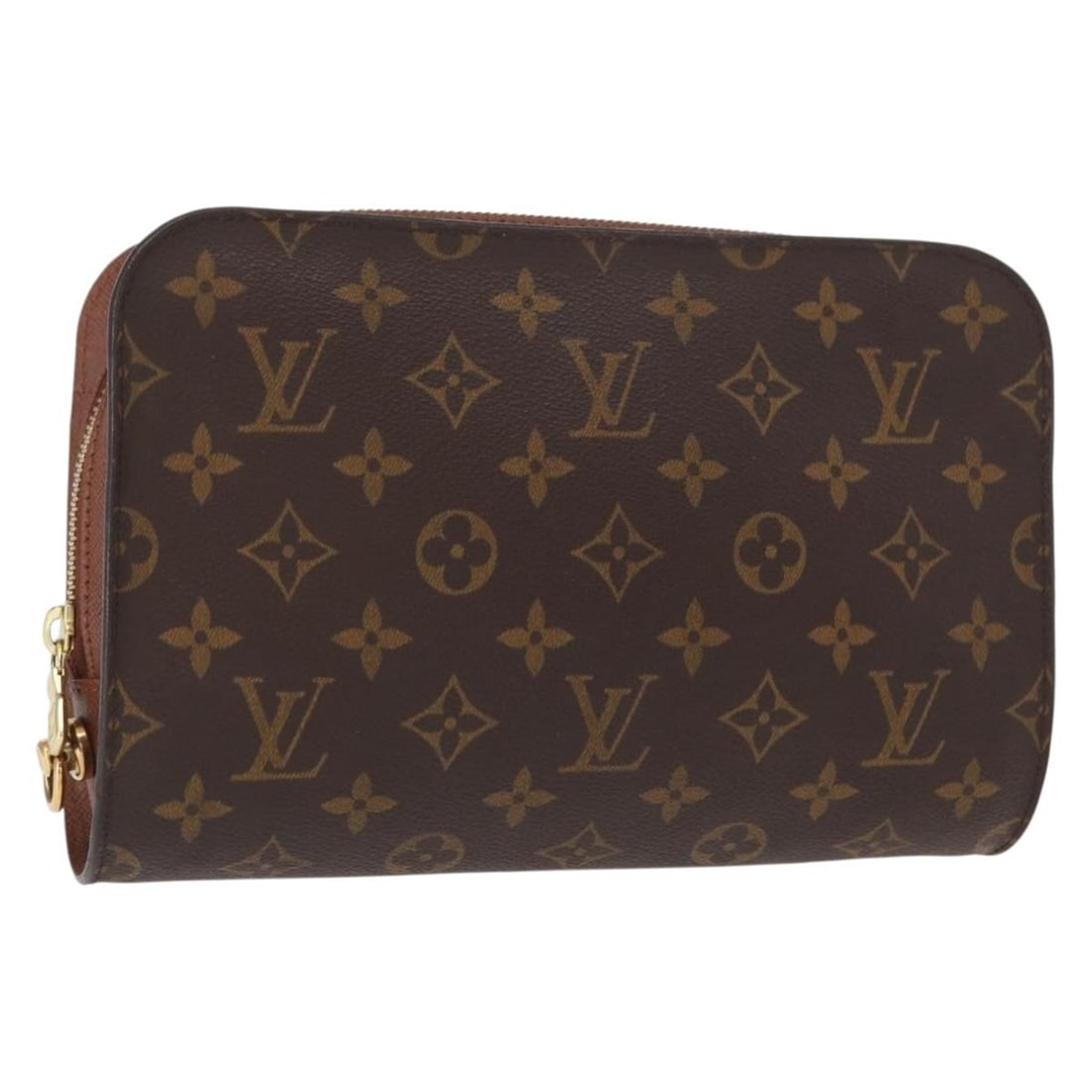 Louis Vuitton Orsay Monogram Canvas Clutch Bag M51790 France: Louis Vuitton Orsay Monogram Canvas Clutch Bag M51790 France This Louis Vuitton Orsay clutch bag, model M51790, is crafted from the brand's signature Monogram canvas and was made in France. The clutch