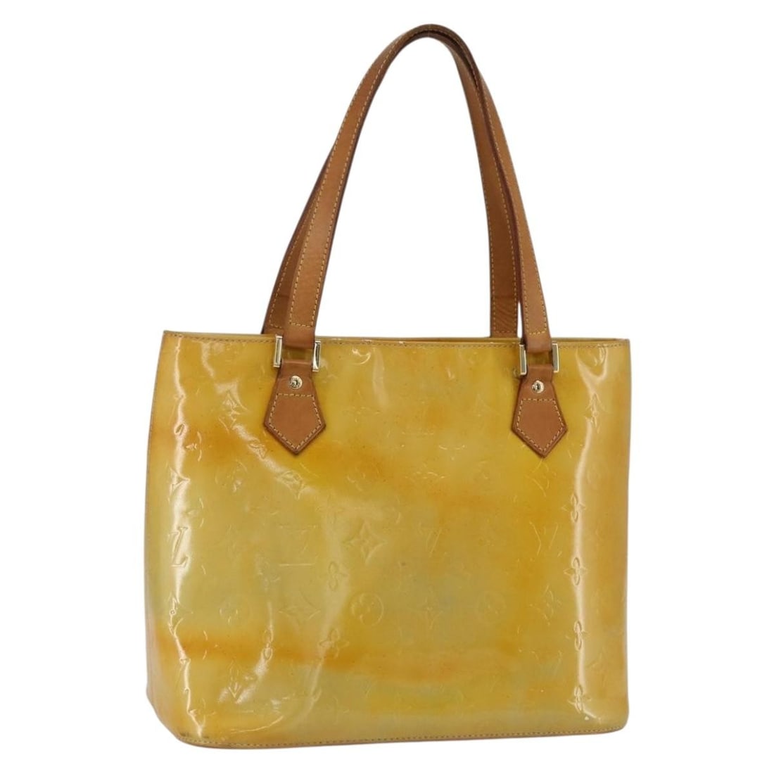 LOUIS VUITTON Monogram Vernis Houston Hand Bag Gris M91053 Authentic: LOUIS VUITTON Monogram Vernis Houston Hand Bag Gris M91053 Authentic Elevate your style with this authentic LOUIS VUITTON Monogram Vernis Houston Hand Bag in a chic Gris color. Crafted in France from