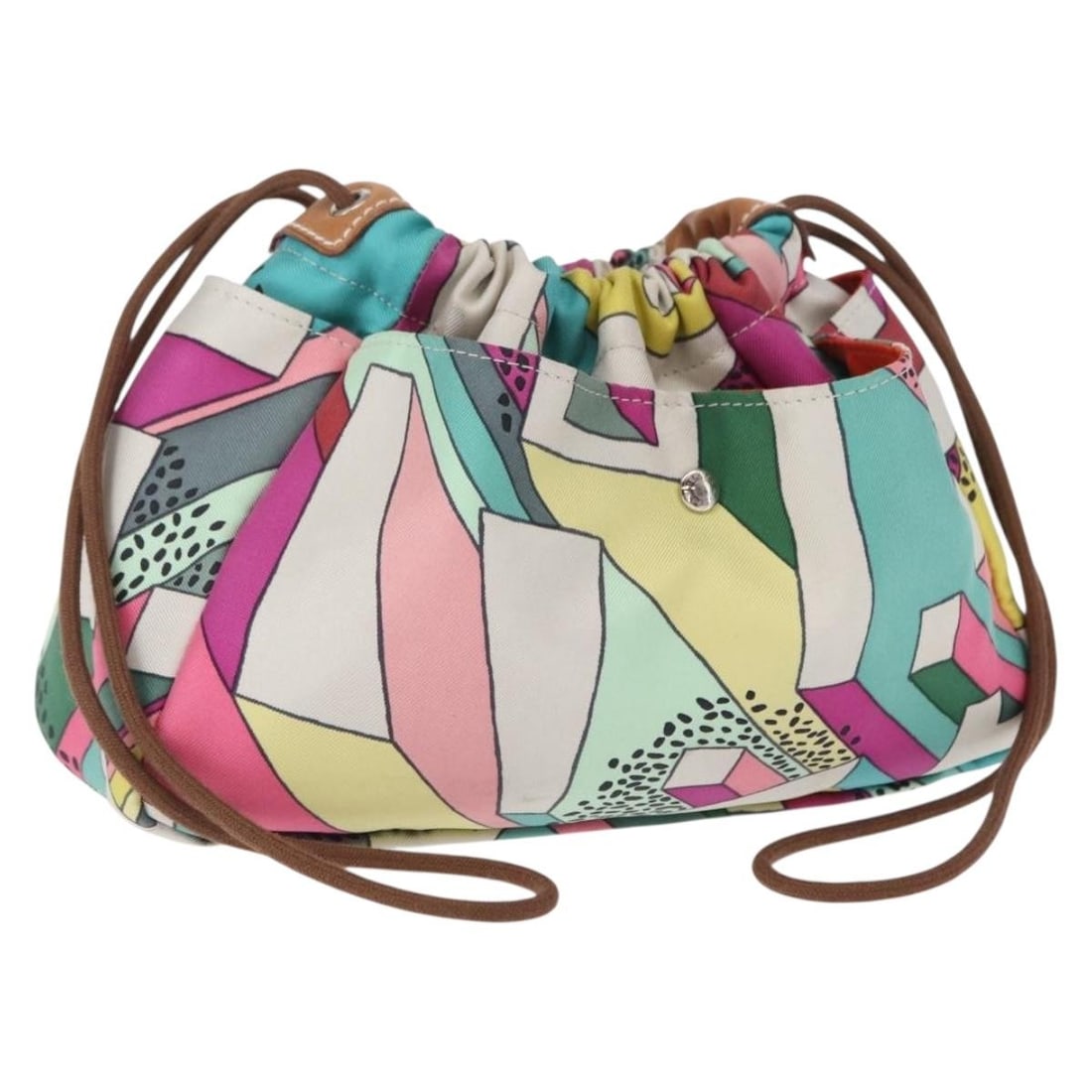 Hermes Foolby 20 Multicolor Nylon Pouch from France (1 of 18)