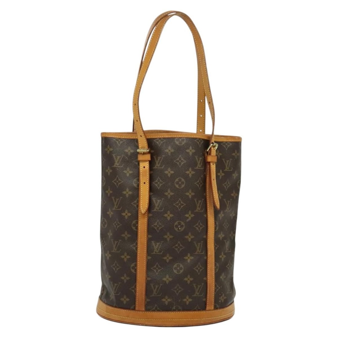 LOUIS VUITTON Monogram Bucket GM Shoulder Bag M42236 USA Auth: LOUIS VUITTON Monogram Bucket GM Shoulder Bag M42236 USA Auth This LOUIS VUITTON Monogram Bucket GM Shoulder Bag (Model: M42236) is a stylish accessory crafted from durable Monogram Canvas. It feature