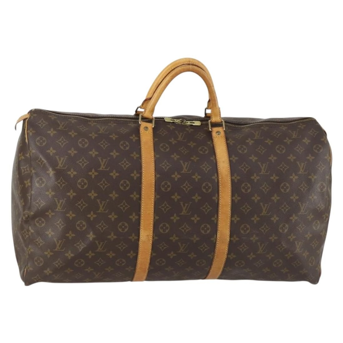 Louis Vuitton Keepall 60 Monogram Canvas Boston Travel Bag M41422 France (1 of 18)