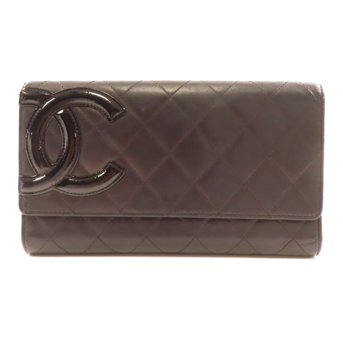 CHANEL Quilted CC Black Calfskin Double Sided Long Wallet: CHANEL Quilted CC Black Calfskin Double Sided Long Wallet This CHANEL Double Sided Long Wallet is crafted from luxurious black calfskin leather, offering a stylish and practical accessory for everyday