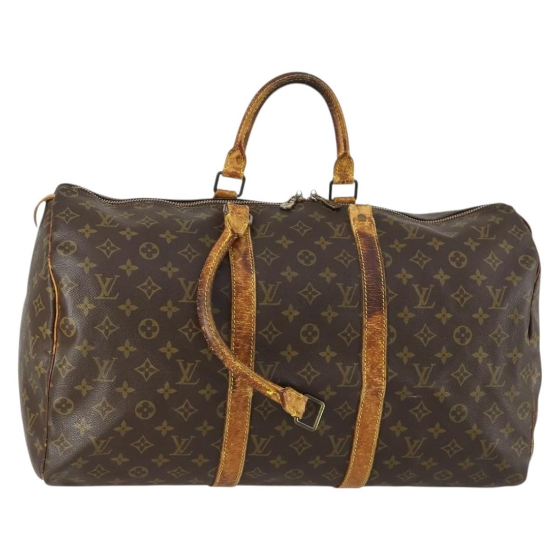 Louis Vuitton Keepall 50 Monogram Canvas Boston Bag M41426 France: Louis Vuitton Keepall 50 Monogram Canvas Boston Bag M41426 France This is a Louis Vuitton Monogram Keepall 50 Boston Bag, crafted from the signature monogram canvas. The bag features a spacious interi