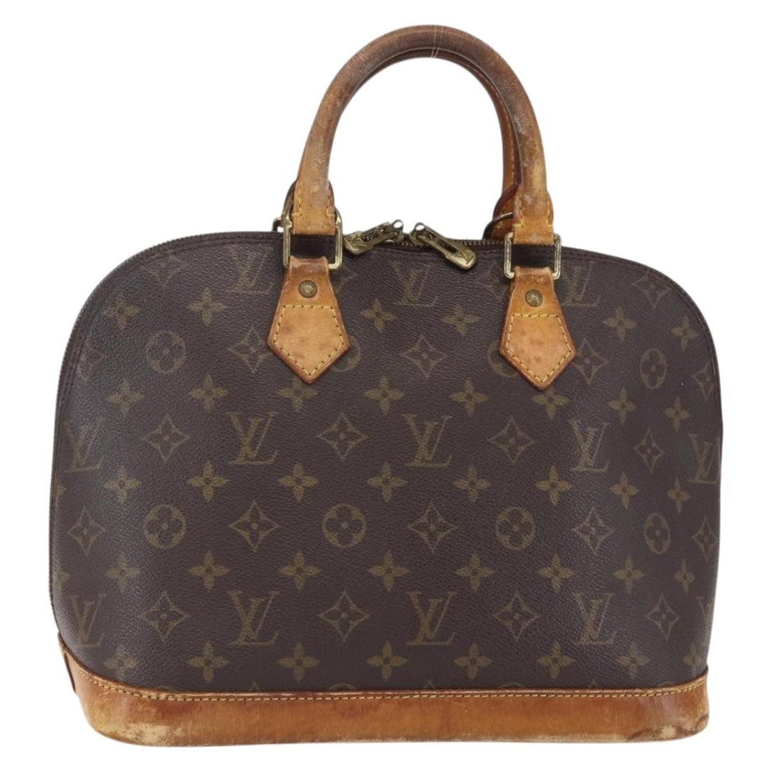 LOUIS VUITTON Monogram Alma Hand Bag M51130 Auth France (1 of 18)