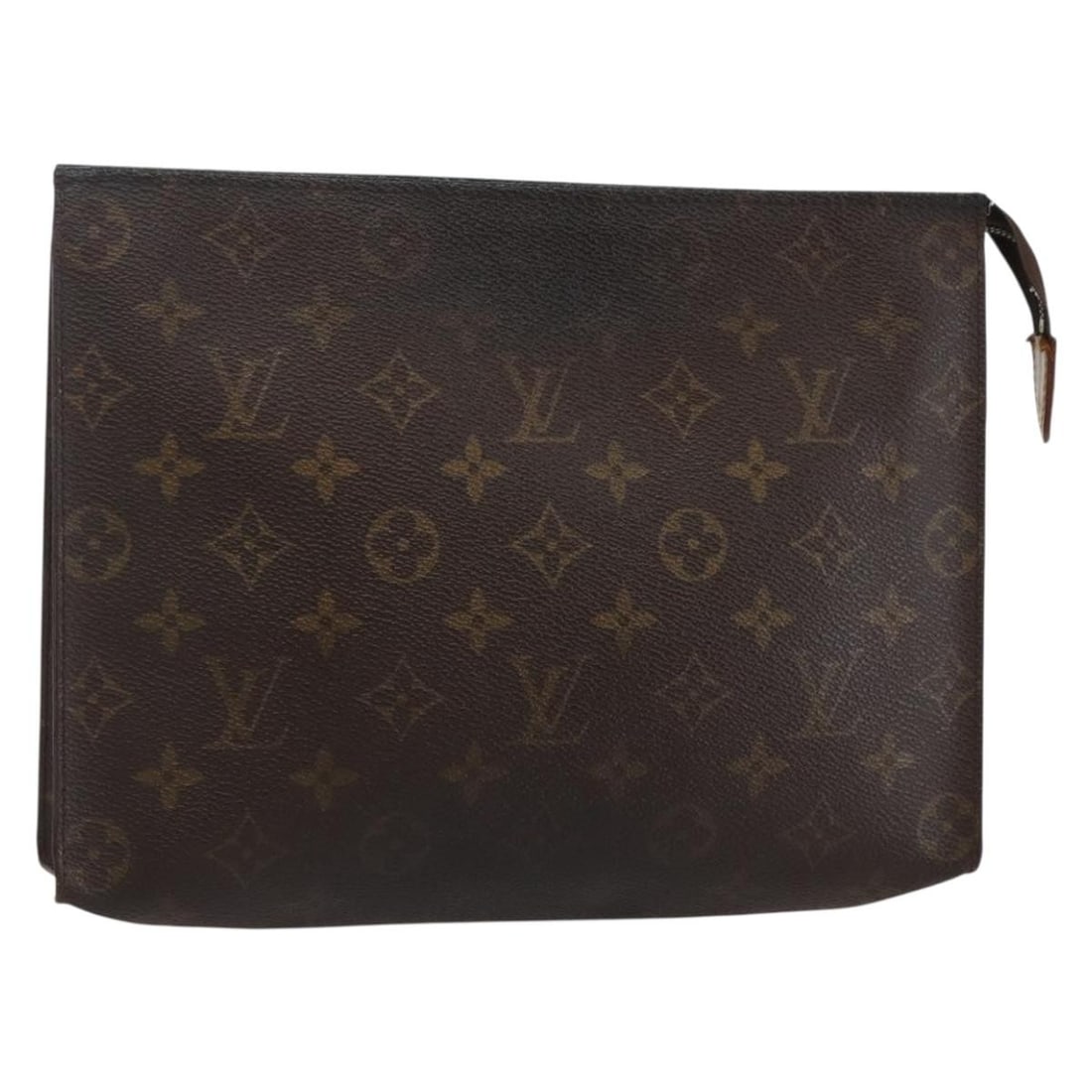 LOUIS VUITTON Monogram Poche Toilette 26 Pouch M47542 France Auth: LOUIS VUITTON Monogram Poche Toilette 26 Pouch M47542 France Auth This Louis Vuitton Monogram Poche Toilette 26 Pouch (M47542) is a stylish accessory crafted from durable Monogram Canvas. The exterior