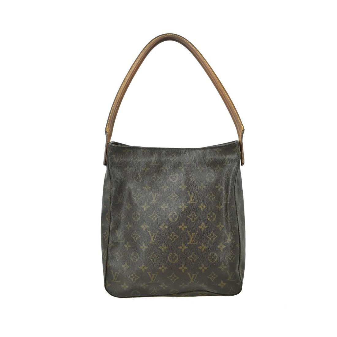 Louis Vuitton Looping GM Monogram Shoulder Bag M51145 Vintage: Louis Vuitton Looping GM Monogram Shoulder Bag M51145 Vintage The Louis Vuitton Looping GM Shoulder Bag is a stylish and functional accessory, perfect for casual occasions. This vintage piece showcase