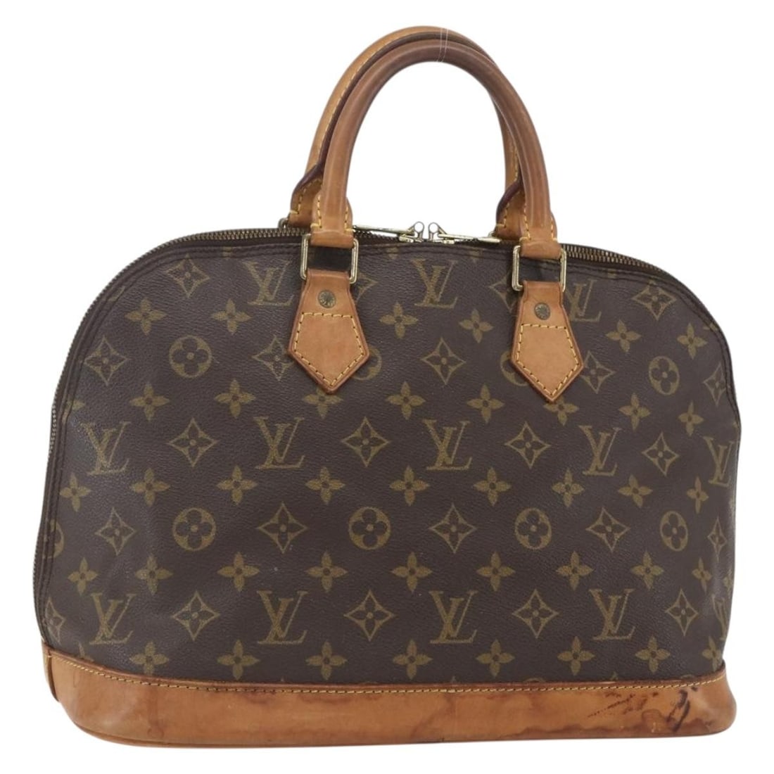 LOUIS VUITTON Monogram Alma Hand Bag M51130 Auth France (1 of 18)