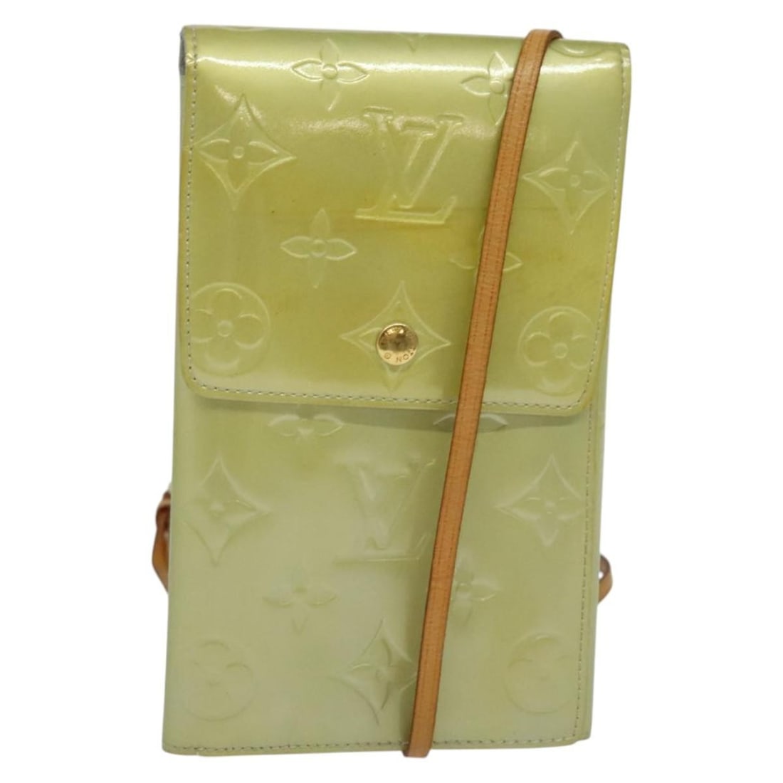 Louis Vuitton Monogram Vernis Walker Wallet Gris M91031 Authentic: Louis Vuitton Monogram Vernis Walker Wallet Gris M91031 Authentic This LOUIS VUITTON Monogram Vernis Walker Wallet is a stylish accessory crafted from high-quality patent leather in a chic Gris color.