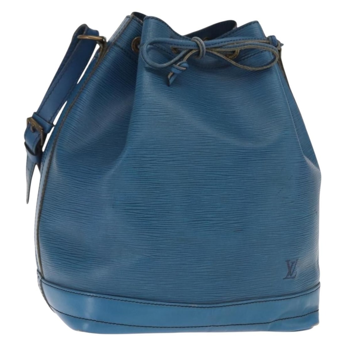 Louis Vuitton Noe Epi Leather Shoulder Bag Vintage Toledo Blue M44005: Louis Vuitton Noe Epi Leather Shoulder Bag Vintage Toledo Blue M44005 This is a vintage Louis Vuitton Epi Noe shoulder bag in Toledo Blue. Crafted in France from durable Epi leather, it features an ad