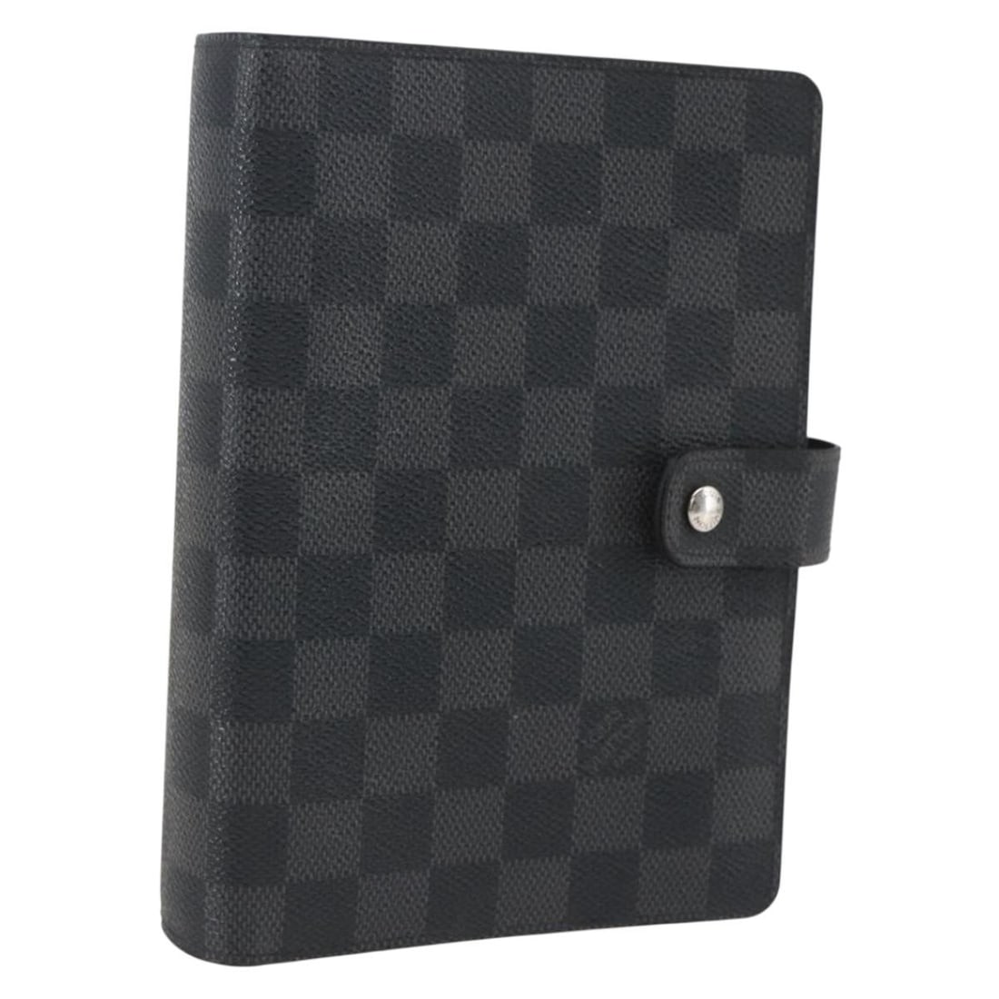 LOUIS VUITTON Damier Graphite Agenda MM Day Planner Cover R20242 Auth (1 of 18)