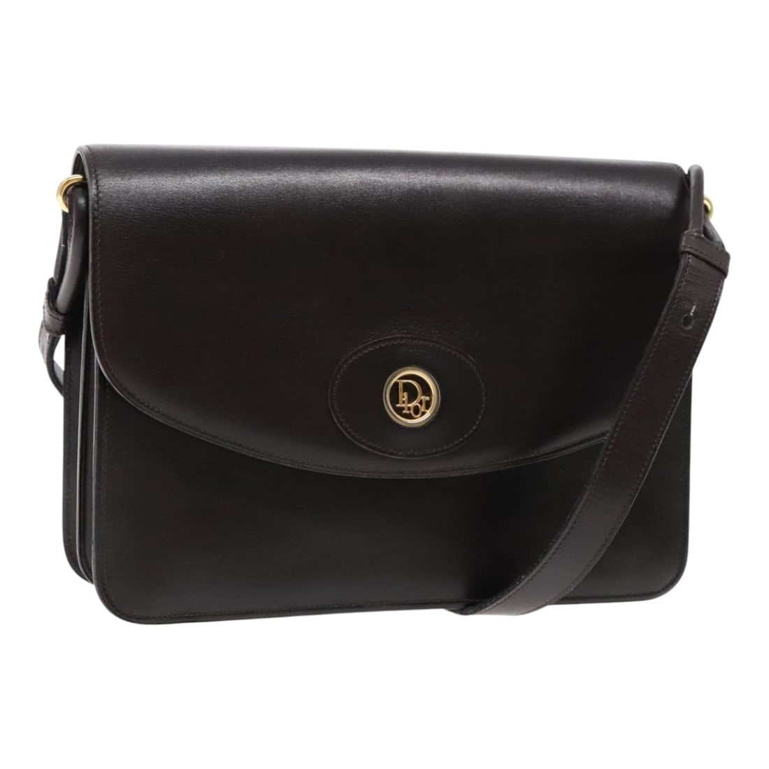 Christian Dior Brown Leather Shoulder Bag Gold Silver Made in France: Christian Dior Brown Leather Shoulder Bag Gold Silver Made in France Elevate your style with this authentic Christian Dior Shoulder Bag, crafted from luxurious leather in a sophisticated brown, gold,