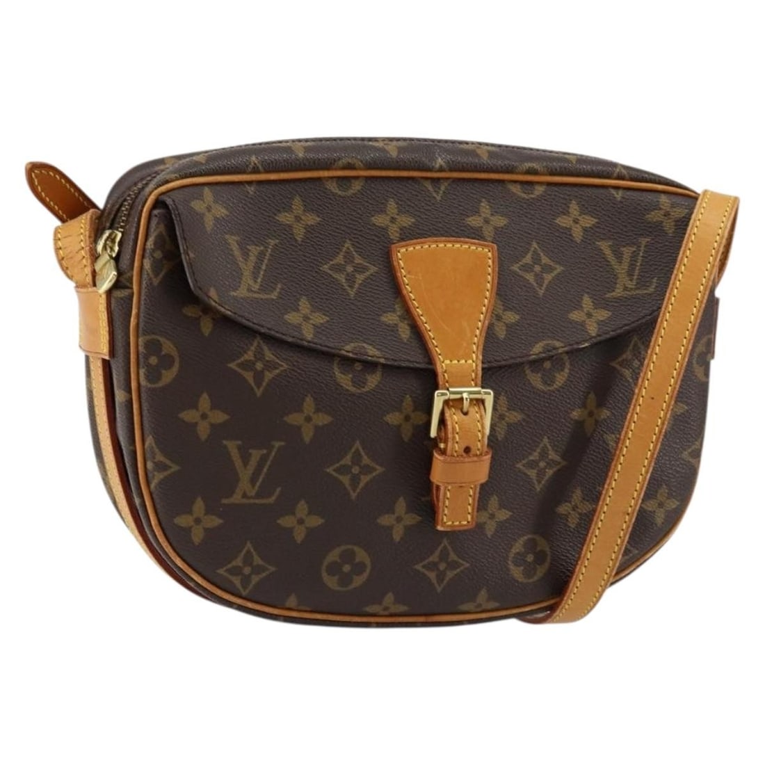 LOUIS VUITTON Monogram Jeune Fille GM Shoulder Bag M51225 Auth (1 of 18)