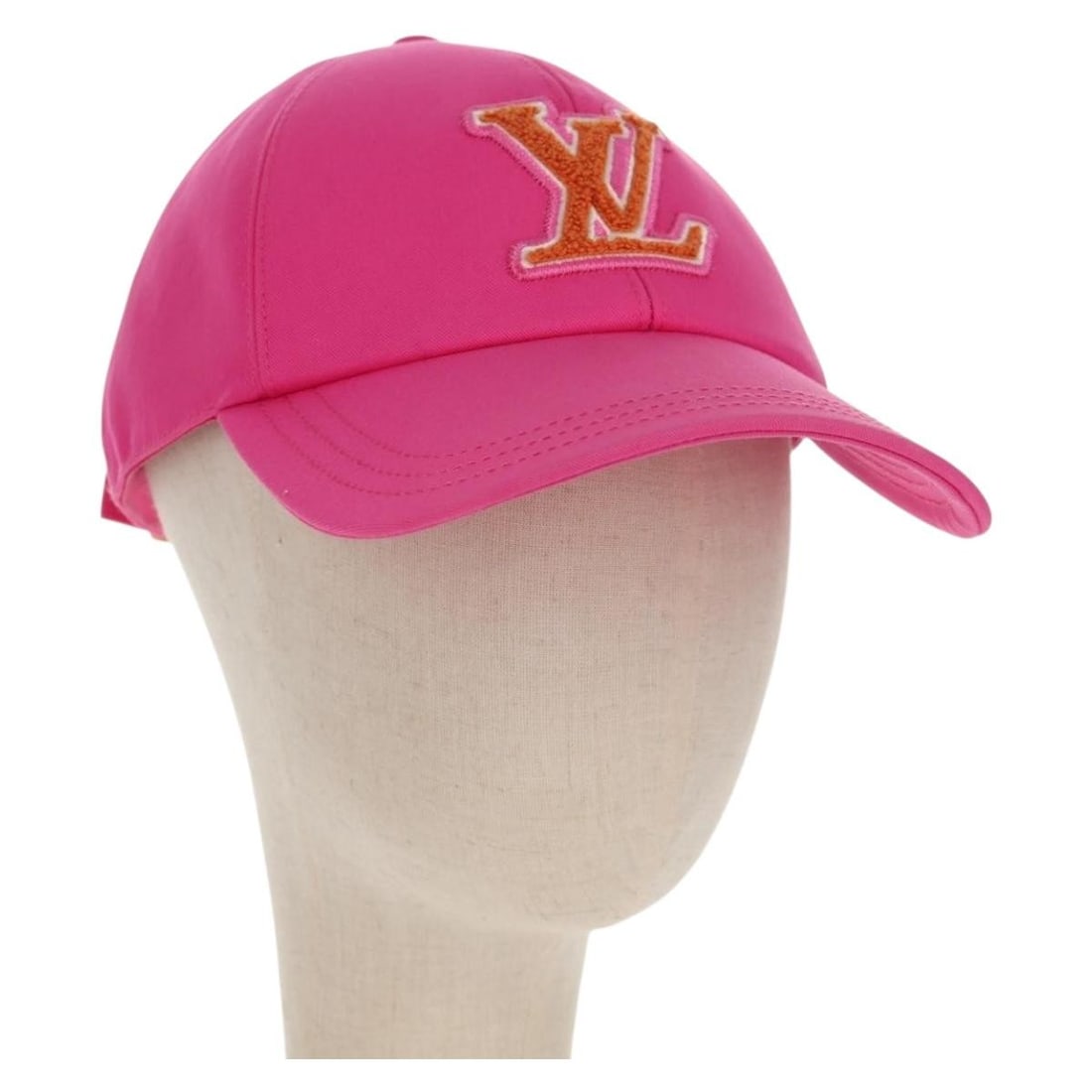 Pink Canvas Cap by Louis Vuitton M7290M Signature Design: Pink Canvas Cap by Louis Vuitton M7290M Signature Design This Louis Vuitton signature cap features a stylish pink canvas design, crafted in Italy. The cap is part of the M7290M product line and does n