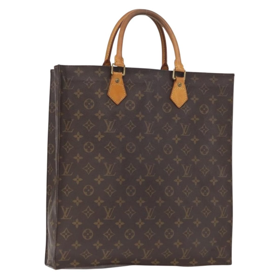 Louis Vuitton Sac Plat Monogram Canvas M51140 Tote Bag France (1 of 18)