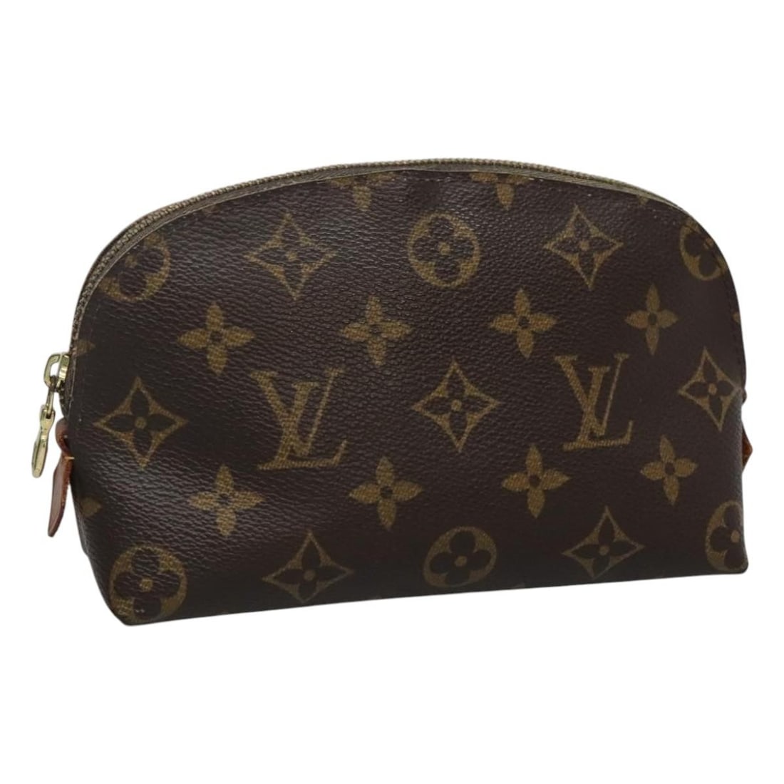 LOUIS VUITTON Monogram Pochette Cosmetic Pouch M47515 Auth Spain: LOUIS VUITTON Monogram Pochette Cosmetic Pouch M47515 Auth Spain This LOUIS VUITTON Monogram Pochette Cosmetic PM is a stylish and functional cosmetic pouch crafted from durable Monogram Canvas. Featu