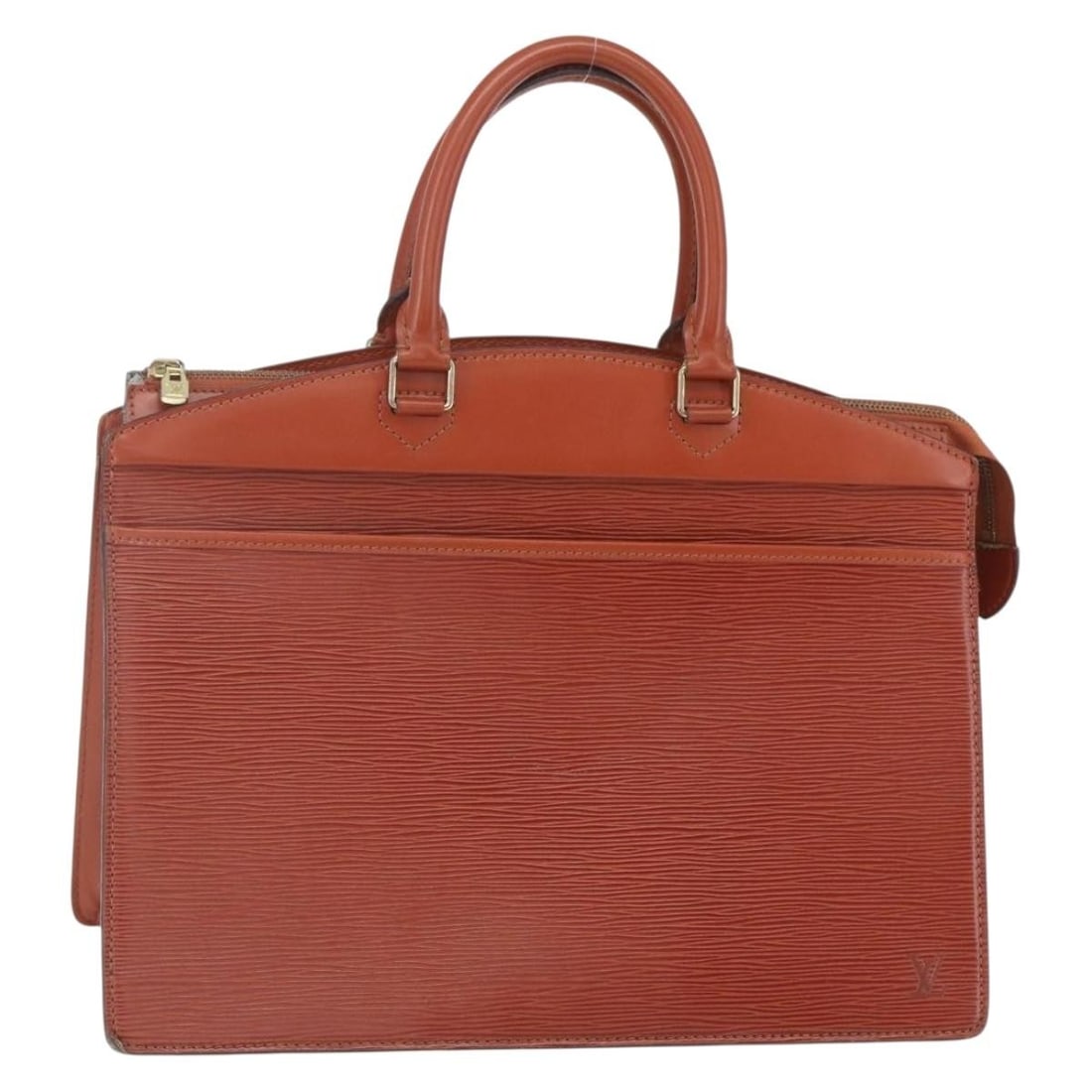 LOUIS VUITTON Epi Riviera Hand Bag Brown M48183 Authentic France: LOUIS VUITTON Epi Riviera Hand Bag Brown M48183 Authentic France This authentic LOUIS VUITTON Epi Riviera Hand Bag is a stylish accessory crafted from premium Epi leather in a rich brown color. It mea