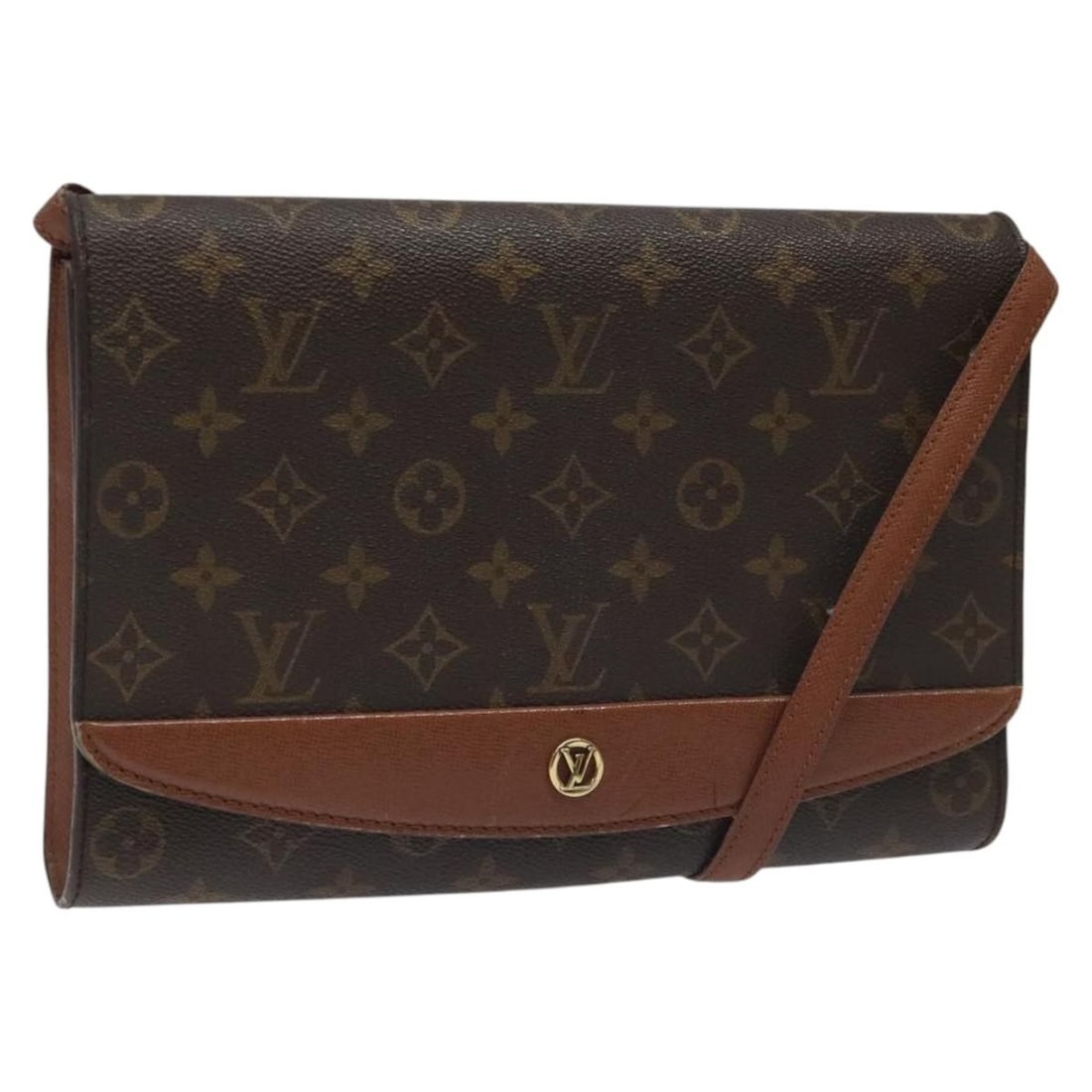 LOUIS VUITTON Monogram Bordeaux 27 Shoulder Bag M51797 France Auth (1 of 18)