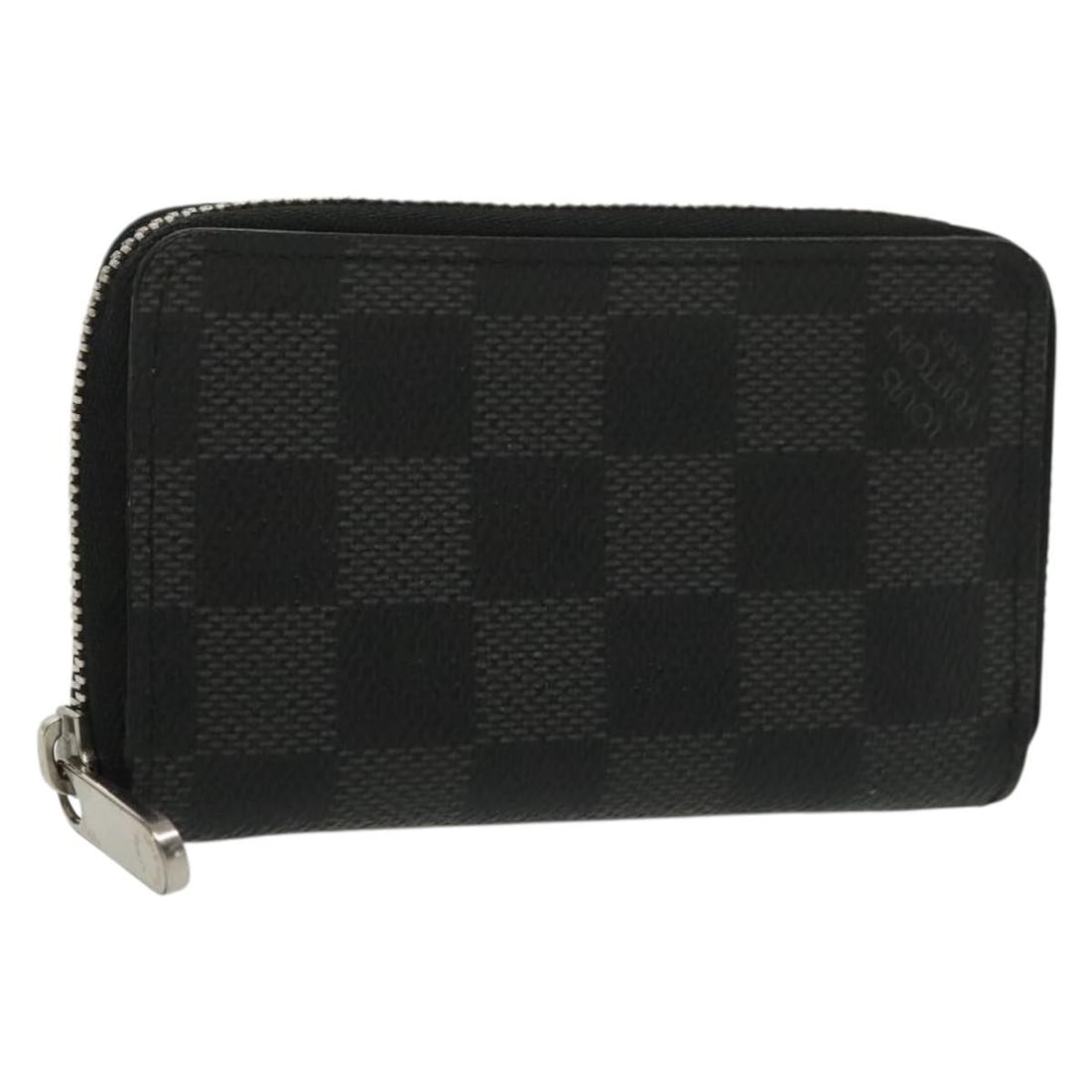 LOUIS VUITTON Damier Graphite Zippy Coin Purse N63076 Made in France (1 of 17)