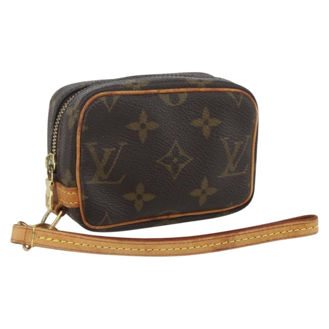 LOUIS VUITTON Monogram Trousse Wapity Pouch M58030 Auth France: LOUIS VUITTON Monogram Trousse Wapity Pouch M58030 Auth France This authentic Louis Vuitton Monogram Trousse Wapity Pouch (M58030) is a stylish accessory that embodies luxury and practicality. Crafted