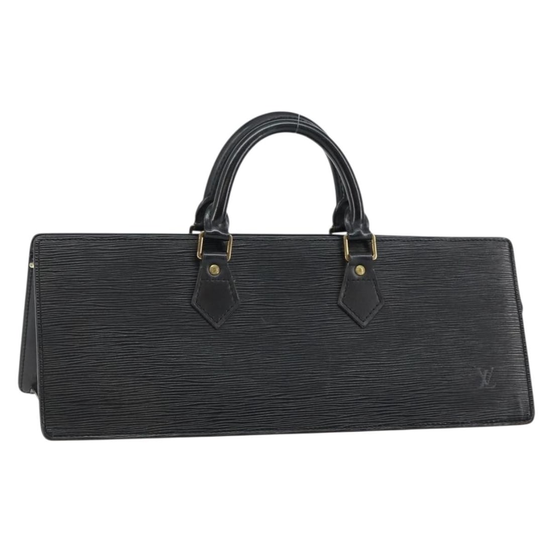 LOUIS VUITTON Epi Sac Triangle Hand Bag Black M52092 France: LOUIS VUITTON Epi Sac Triangle Hand Bag Black M52092 France This authentic LOUIS VUITTON Epi Sac Triangle Hand Bag in black is a stylish and functional accessory. Crafted from durable Epi leather, thi