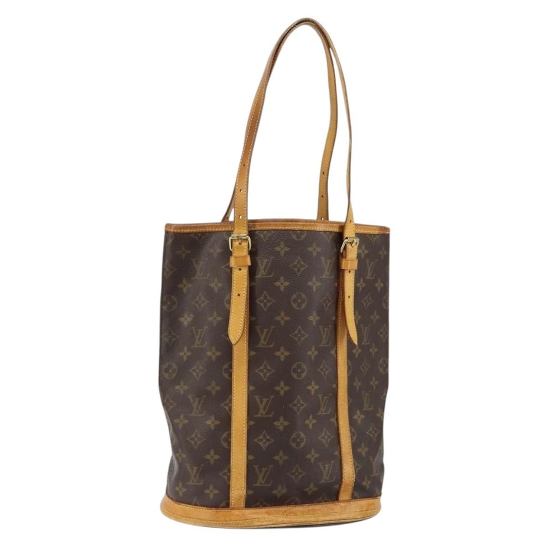 LOUIS VUITTON Monogram Bucket GM Shoulder Bag M42236 Auth France: LOUIS VUITTON Monogram Bucket GM Shoulder Bag M42236 Auth France This authentic LOUIS VUITTON Monogram Bucket GM Shoulder Bag (Product No. M42236) is a stylish and functional accessory, crafted in Fra