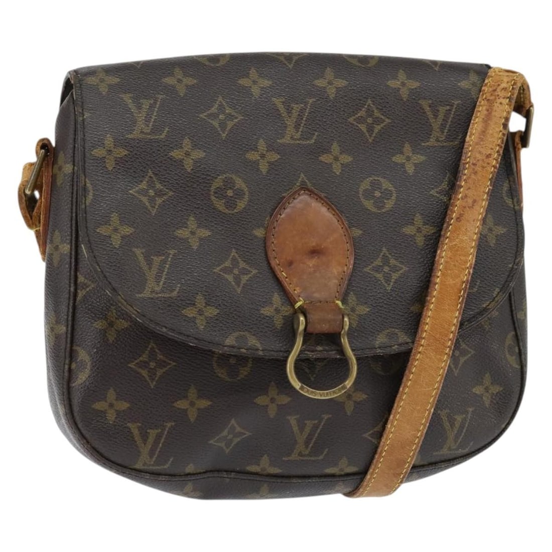 LOUIS VUITTON Monogram Saint Cloud GM Shoulder Bag M51242 Auth: LOUIS VUITTON Monogram Saint Cloud GM Shoulder Bag M51242 Auth This authentic LOUIS VUITTON Monogram Saint Cloud GM Shoulder Bag is an elegant and versatile accessory, perfect for everyday use. Crafte