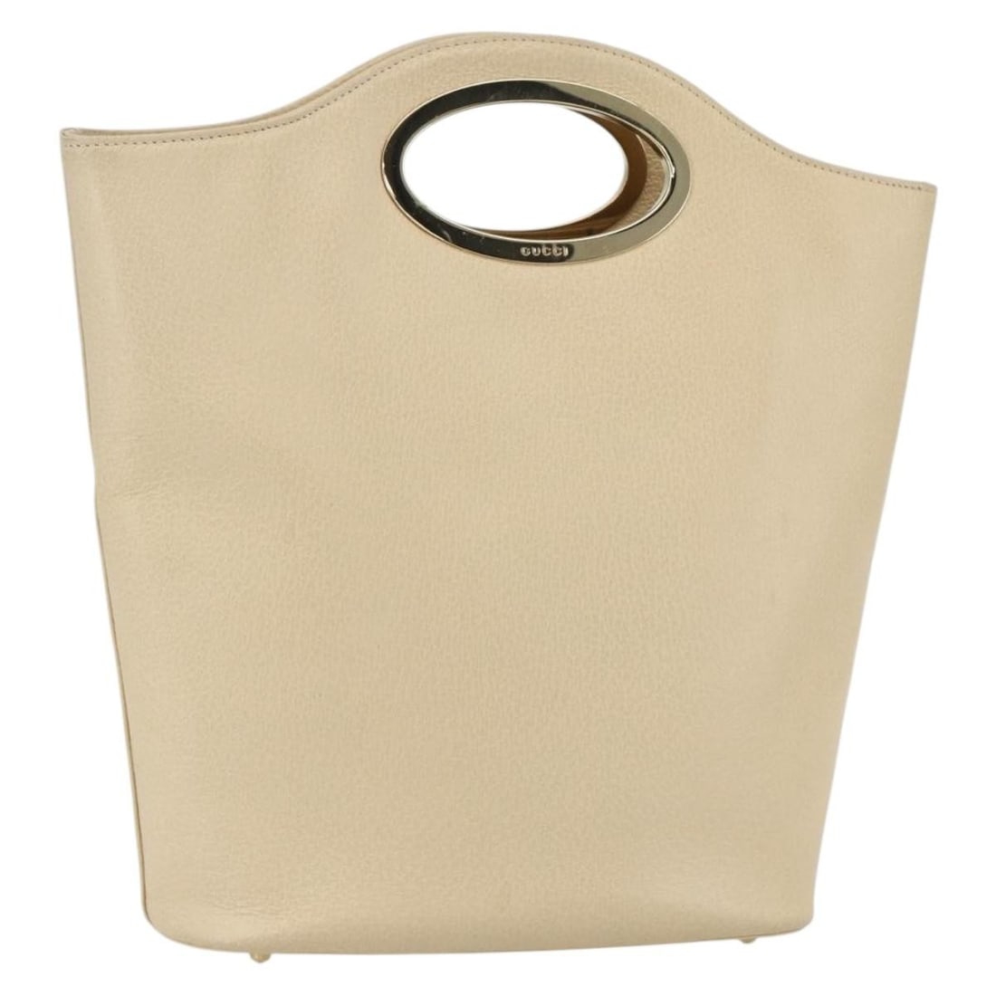 GUCCI Beige Gold Leather Hand Bag Model 000 1013 0556 Auth Italy (1 of 18)