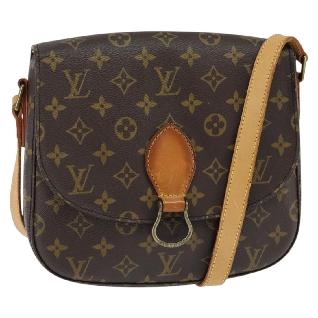 LOUIS VUITTON Monogram Saint Cloud GM Shoulder Bag M51242 Auth France: LOUIS VUITTON Monogram Saint Cloud GM Shoulder Bag M51242 Auth France Experience timeless elegance with the LOUIS VUITTON Monogram Saint Cloud GM Shoulder Bag. Crafted in France, this stylish shoulder