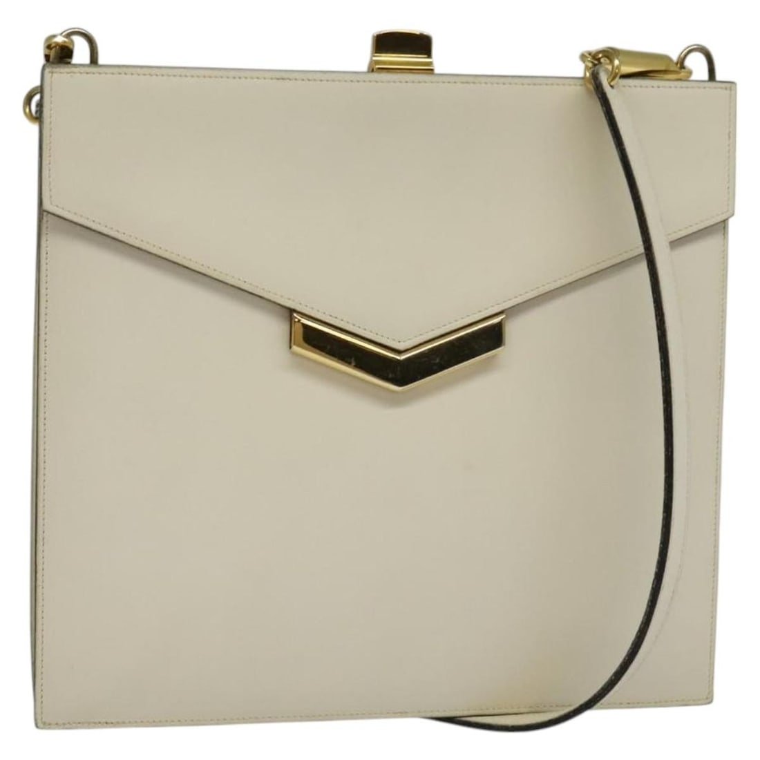 Christian Dior Beige Leather Shoulder Bag Made in France: Christian Dior Beige Leather Shoulder Bag Made in France This elegant Christian Dior shoulder bag features a sophisticated beige leather exterior, crafted in France. With approximate dimensions of 8.9