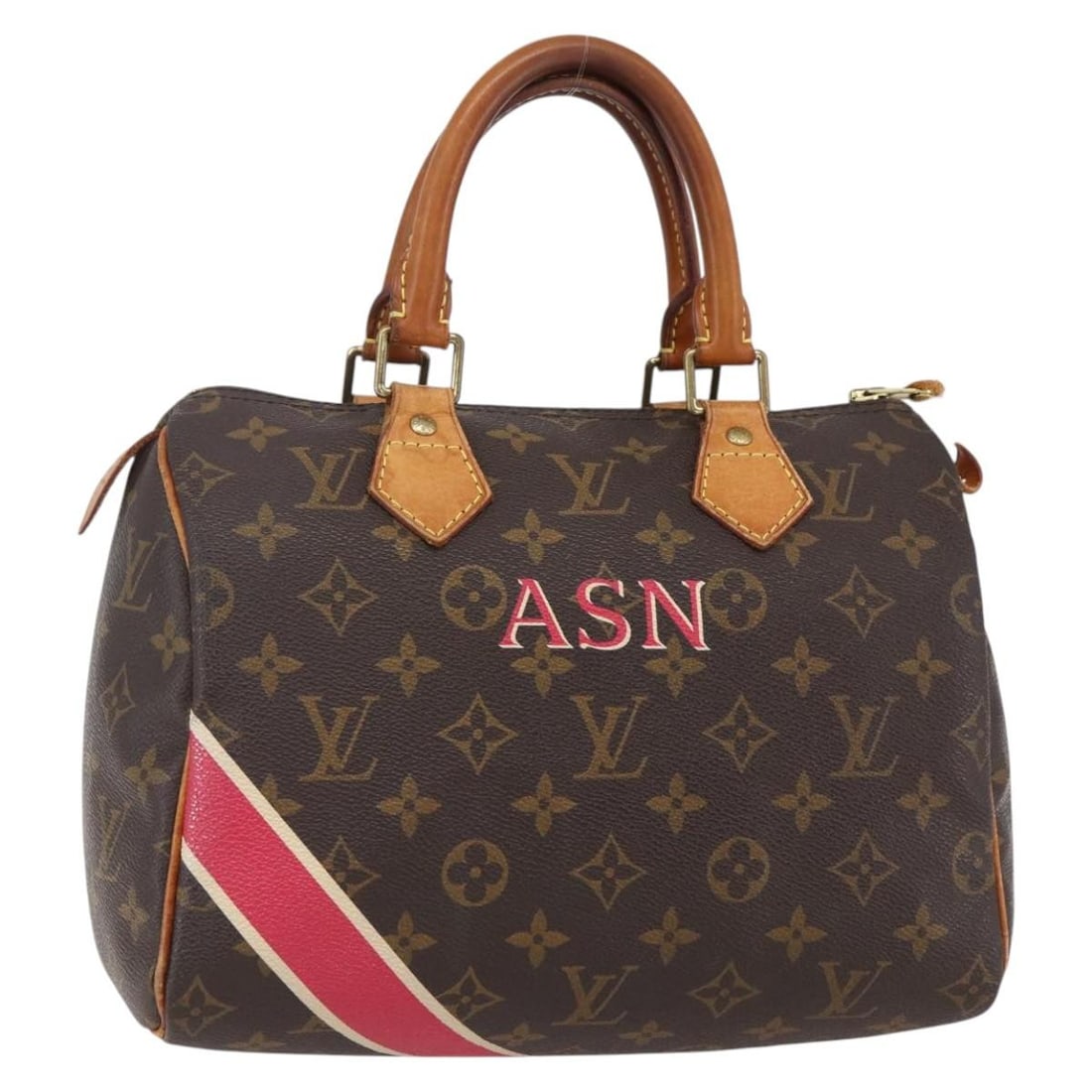 LOUIS VUITTON Monogram My LV Heritage Speedy 25 Hand Bag Authenticated: LOUIS VUITTON Monogram My LV Heritage Speedy 25 Hand Bag Authenticated This authentic LOUIS VUITTON Monogram My LV Heritage Speedy 25 Hand Bag is a timeless piece crafted in France, featuring the icon