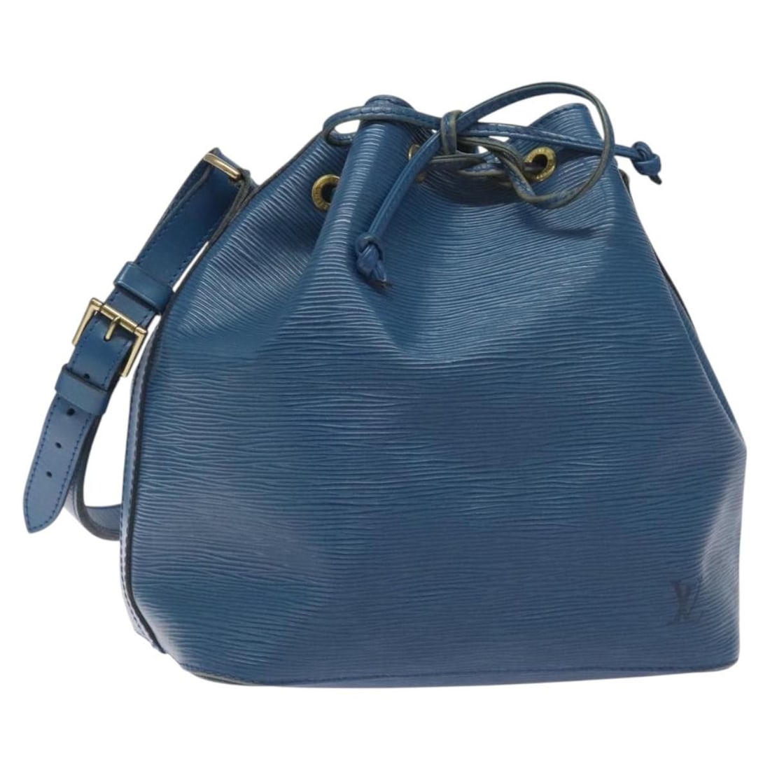 LOUIS VUITTON Epi Petit Noe Shoulder Bag Blue M44105 France (1 of 18)