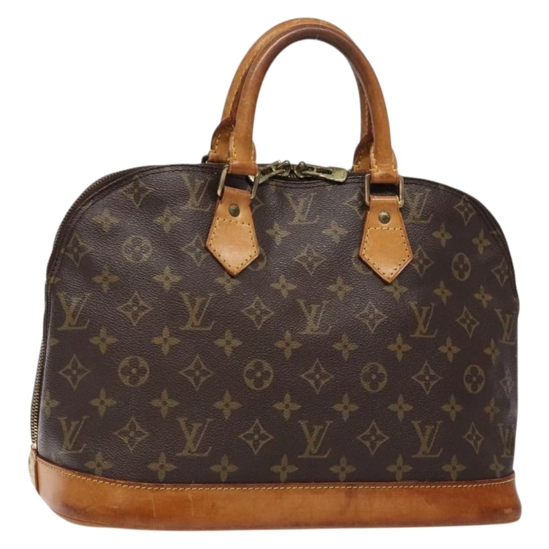 LOUIS VUITTON Monogram Alma Hand Bag M51130 Made in France: LOUIS VUITTON Monogram Alma Hand Bag M51130 Made in France This authentic LOUIS VUITTON Monogram Alma Hand Bag is a classic piece crafted from durable Monogram Canvas. The exterior features the iconic
