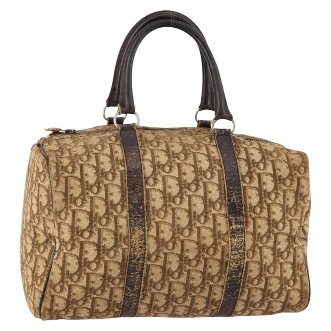 Christian Dior Trotter Canvas Boston Bag Brown Gold Made in France: Christian Dior Trotter Canvas Boston Bag Brown Gold Made in France This authentic Christian Dior Trotter Canvas Boston Bag is a stylish accessory that showcases a classic design. The exterior is craft
