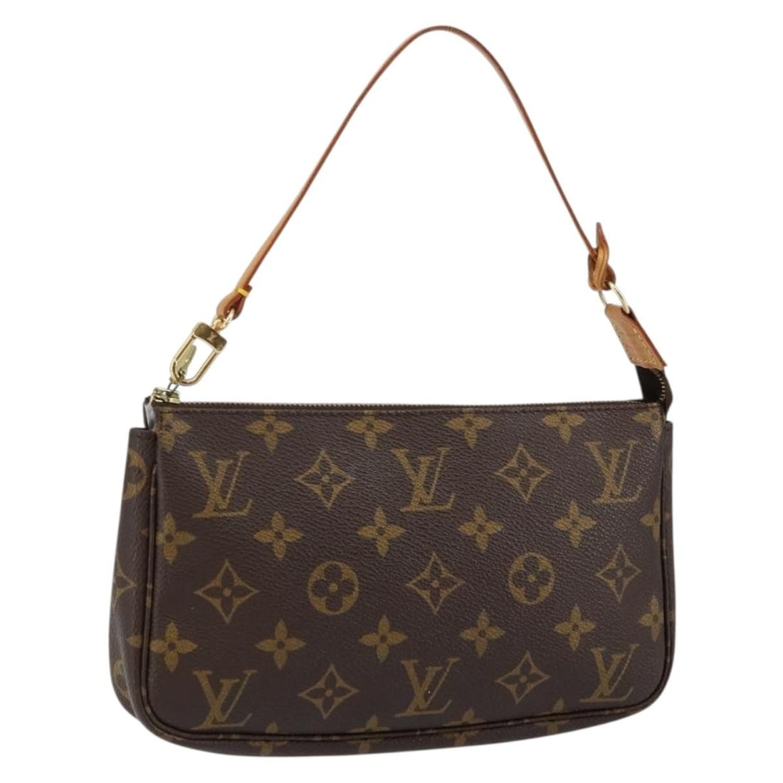 Monogram Canvas Pochette Accessoires Pouch by Louis Vuitton M51980: Monogram Canvas Pochette Accessoires Pouch by Louis Vuitton M51980 This is a Louis Vuitton Monogram Pochette Accessoires pouch, model M51980. Crafted in France from signature Monogram canvas, this pou