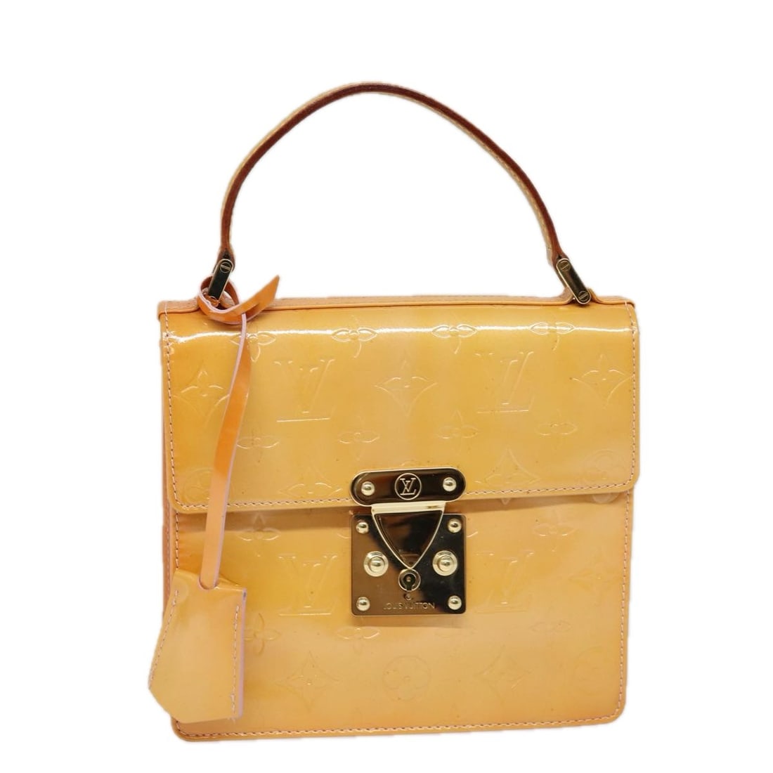 LOUIS VUITTON Vernis Spring Street Hand Bag Marshmallow Pink M91033 Auth: LOUIS VUITTON Vernis Spring Street Hand Bag Marshmallow Pink M91033 Auth Introducing the Louis Vuitton Vernis Spring Street Hand Bag in a stunning Marshmallow Pink. This elegant handbag is crafted fro