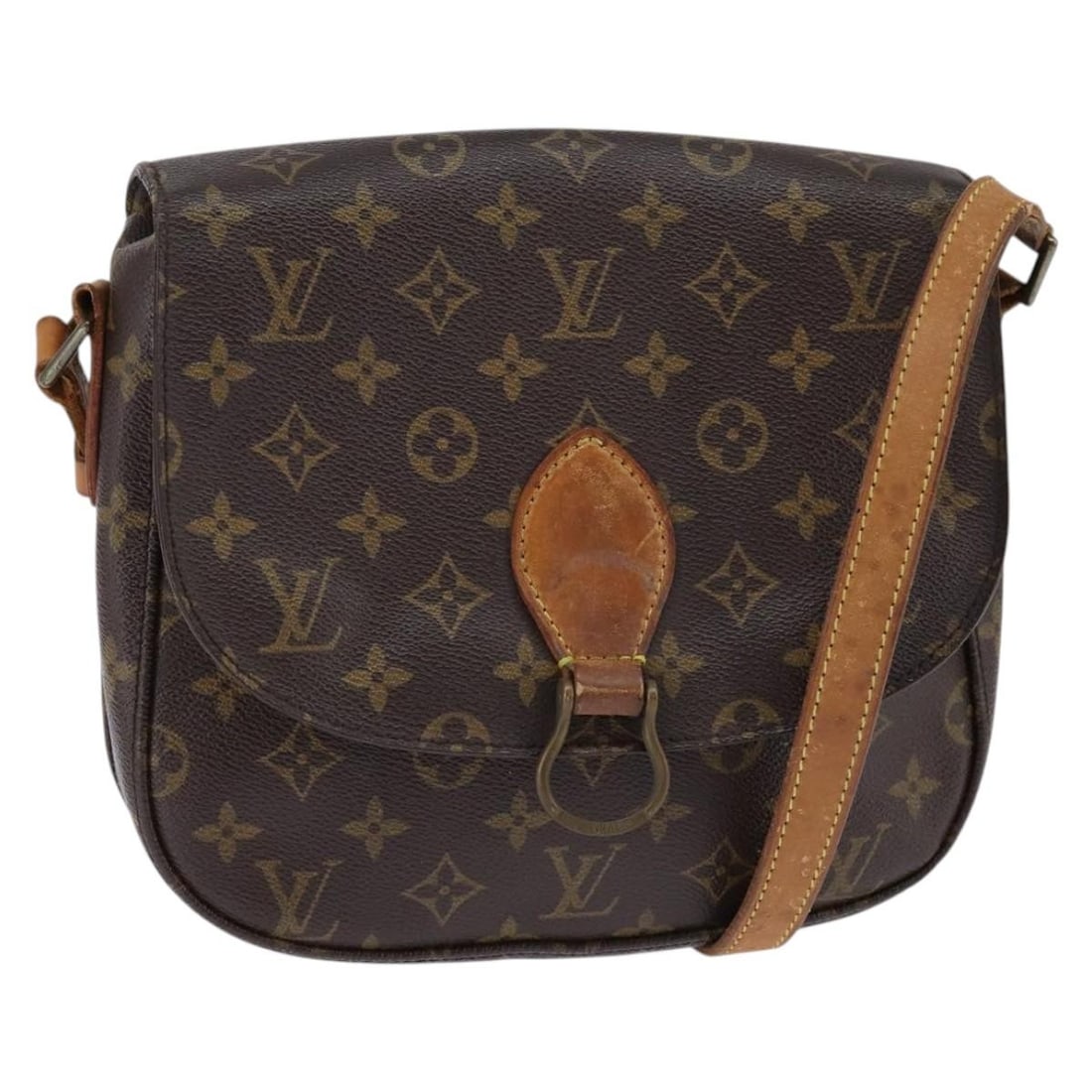 LOUIS VUITTON Monogram Saint Cloud GM Shoulder Bag M51242 France Auth: LOUIS VUITTON Monogram Saint Cloud GM Shoulder Bag M51242 France Auth Elevate your style with the LOUIS VUITTON Monogram Saint Cloud GM Shoulder Bag, a timeless accessory crafted in France. This elega