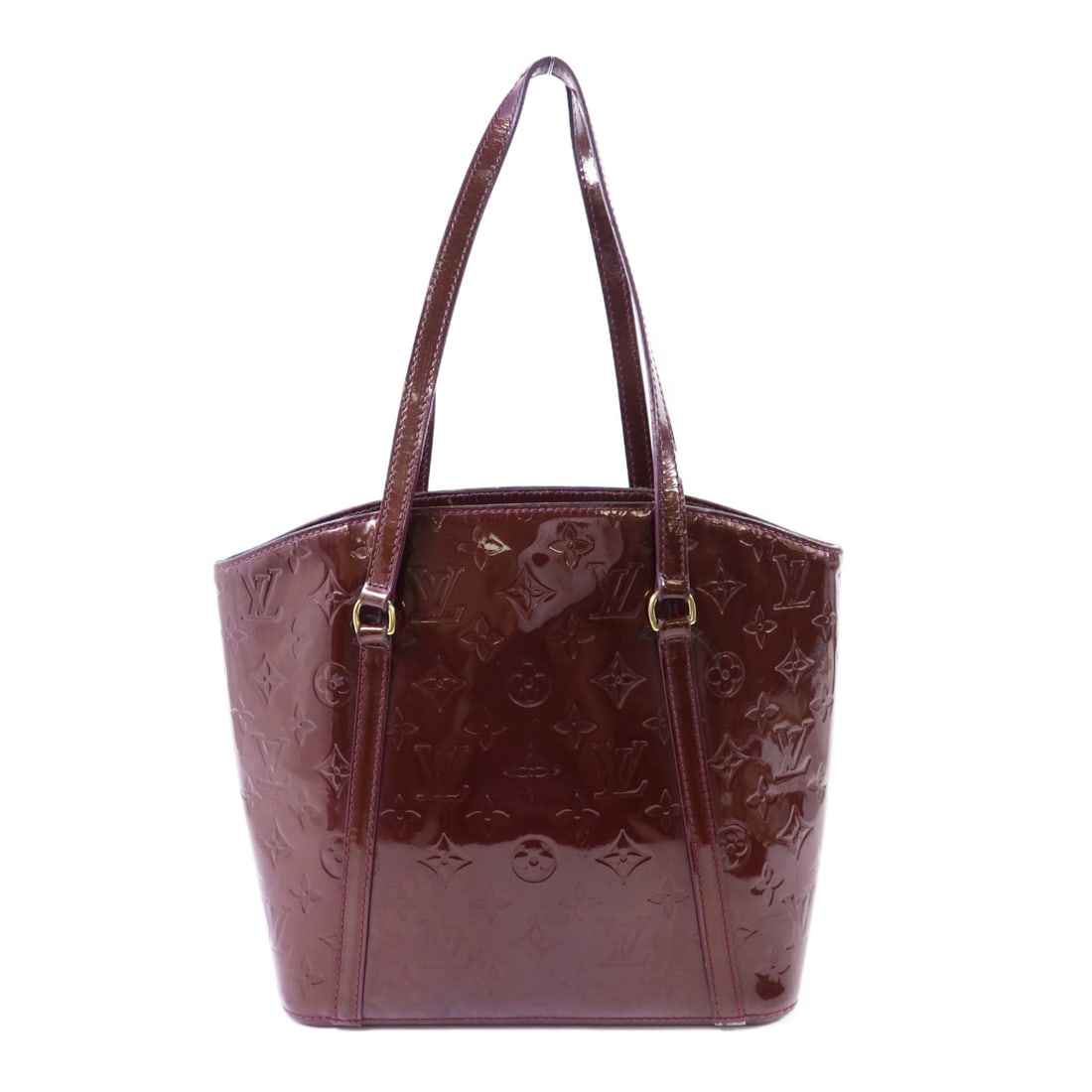 Louis Vuitton Avalon MM Red Monogram Vernis Shoulder Bag M91742 with GHW (1 of 18)