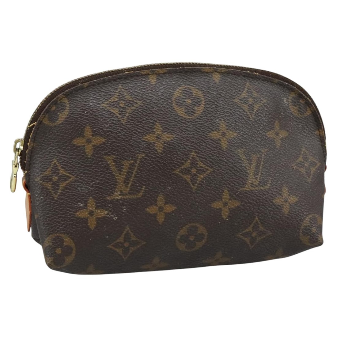 LOUIS VUITTON Monogram Cosmetic Pouch M47515 Authentic Spain: LOUIS VUITTON Monogram Cosmetic Pouch M47515 Authentic Spain This LOUIS VUITTON Monogram Pochette Cosmetic PM is an elegant and practical cosmetic pouch, crafted from durable Monogram Canvas in a clas