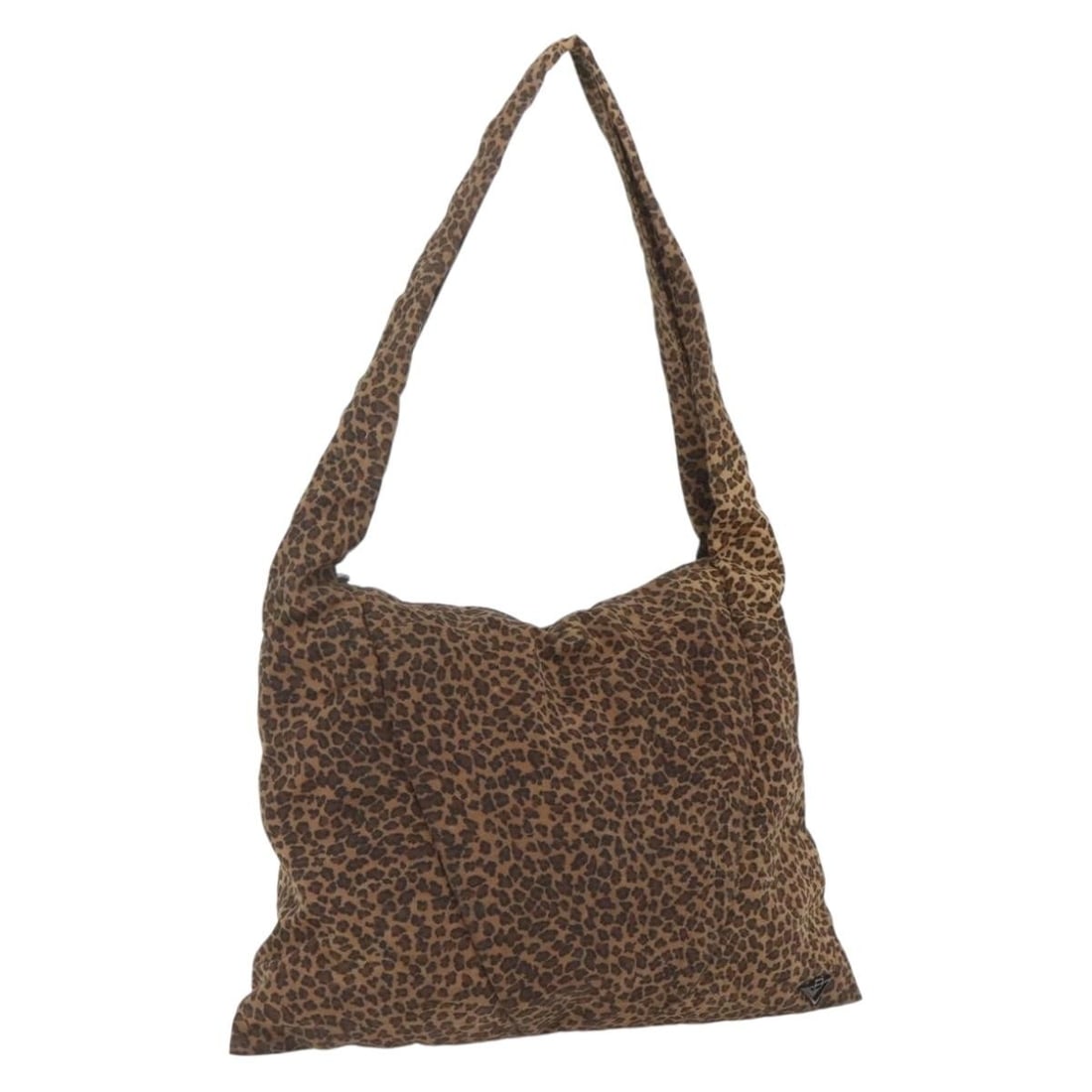 Brown Nylon Shoulder Bag by Bottega Veneta Made in Italy (1 of 18)