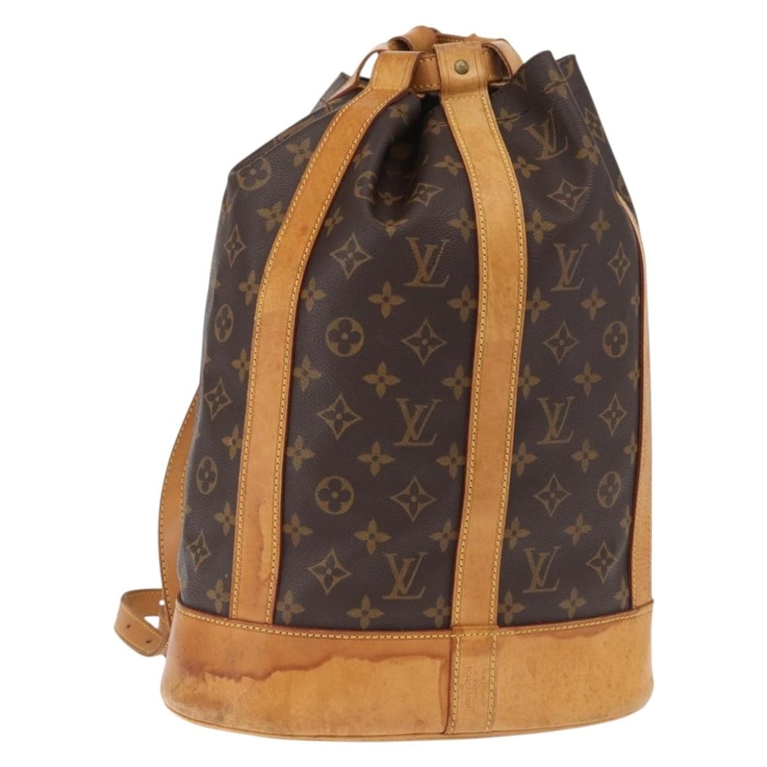 Louis Vuitton Randonnee PM Monogram Canvas Shoulder Bag M42243 France: Louis Vuitton Randonnee PM Monogram Canvas Shoulder Bag M42243 France This is a Louis Vuitton Randonnee PM shoulder bag crafted from signature monogram canvas. The bag features a classic monogram colo