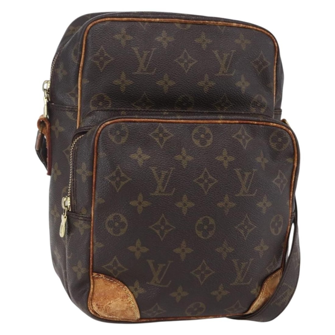 LOUIS VUITTON Monogram Amazon GM Shoulder Bag M45234 Auth: LOUIS VUITTON Monogram Amazon GM Shoulder Bag M45234 Auth This LOUIS VUITTON Monogram Amazon GM Shoulder Bag (M45234) is a stylish accessory crafted from durable Monogram Canvas. The bag features a cl