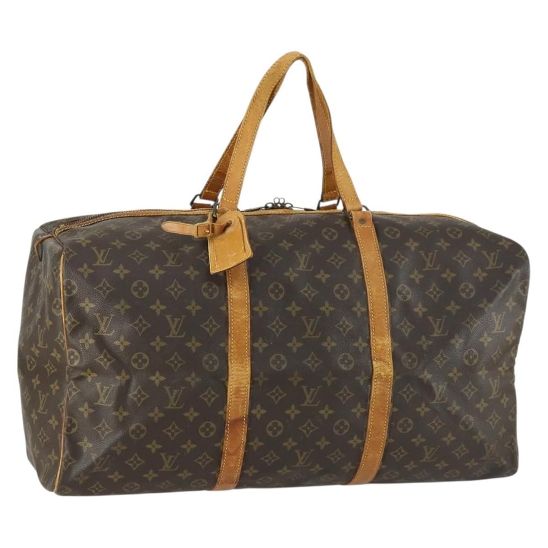 Monogram Canvas Sac Souple 55 Boston Bag by Louis Vuitton M41622: Monogram Canvas Sac Souple 55 Boston Bag by Louis Vuitton M41622 This Louis Vuitton Monogram Sac Souple 55 Boston Bag features the signature monogram canvas exterior with natural leather trim and hand