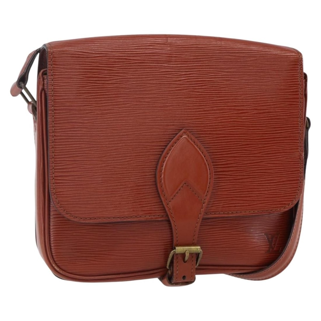 LOUIS VUITTON Epi Cartouchiere MM Brown Shoulder Bag M52243 Auth: LOUIS VUITTON Epi Cartouchiere MM Brown Shoulder Bag M52243 Auth Introducing the LOUIS VUITTON Epi Cartouchiere MM Shoulder Bag, a stylish accessory that showcases the elegance of French craftsmanship