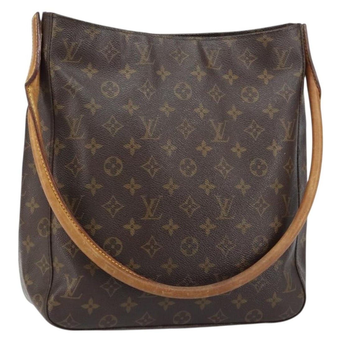 LOUIS VUITTON Monogram Looping GM Shoulder Bag M51145 France Auth (1 of 18)