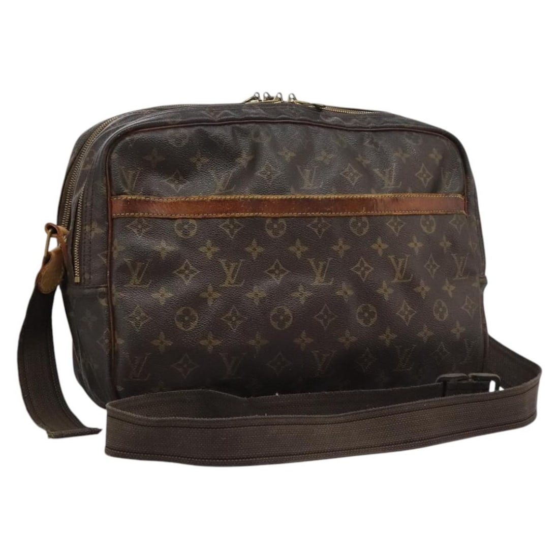 LOUIS VUITTON Monogram Reporter GM Shoulder Bag M45252 Made in France (1 of 18)