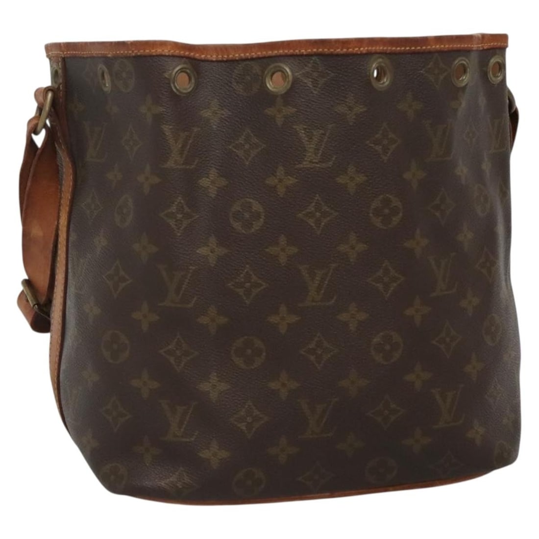 LOUIS VUITTON Monogram Petit Noe Shoulder Bag M42226 Auth France (1 of 18)