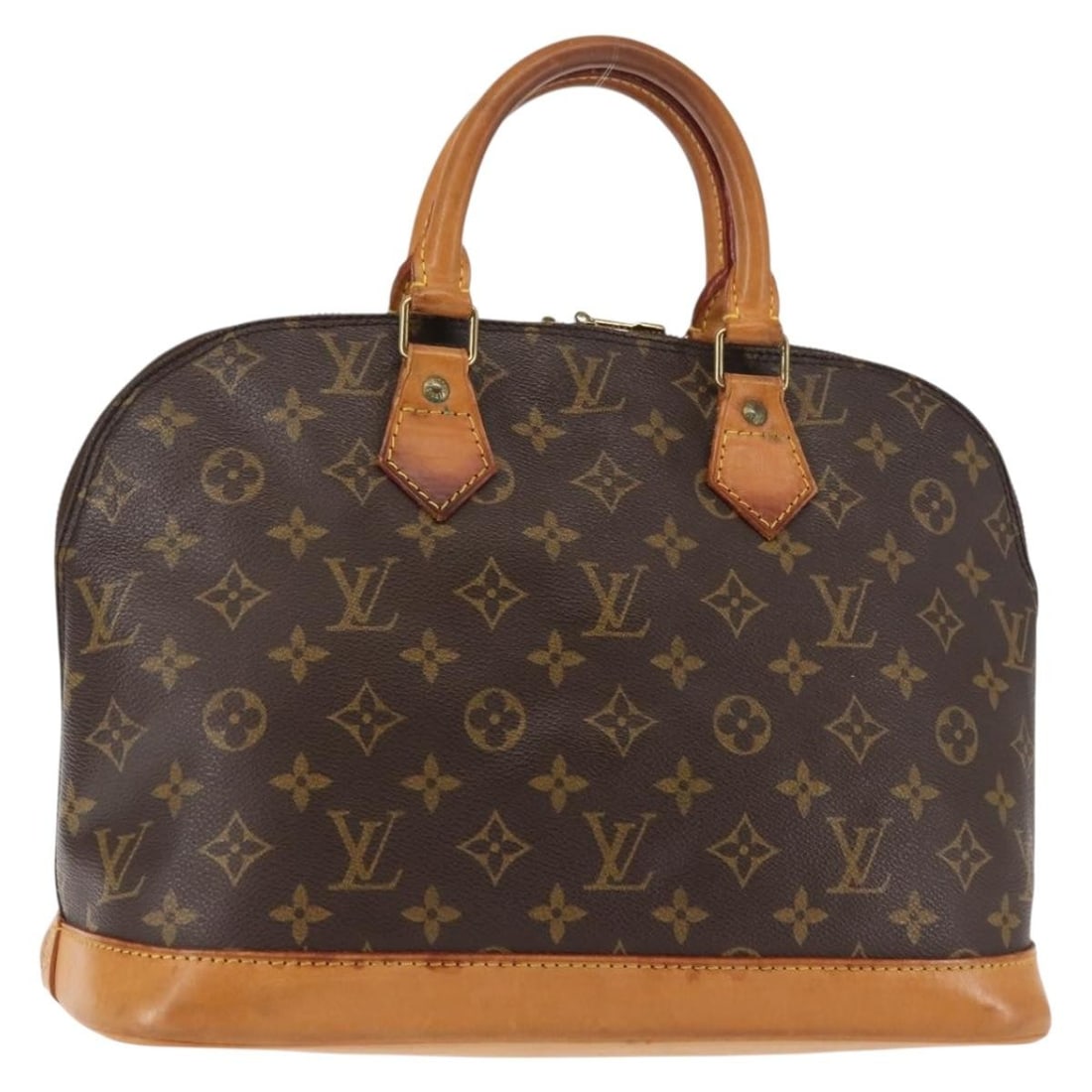LOUIS VUITTON Monogram Alma Hand Bag M51130 Crafted in France: LOUIS VUITTON Monogram Alma Hand Bag M51130 Crafted in France This iconic LOUIS VUITTON Monogram Alma Hand Bag (Model: M51130) is a timeless accessory that embodies luxury and sophistication. Crafted