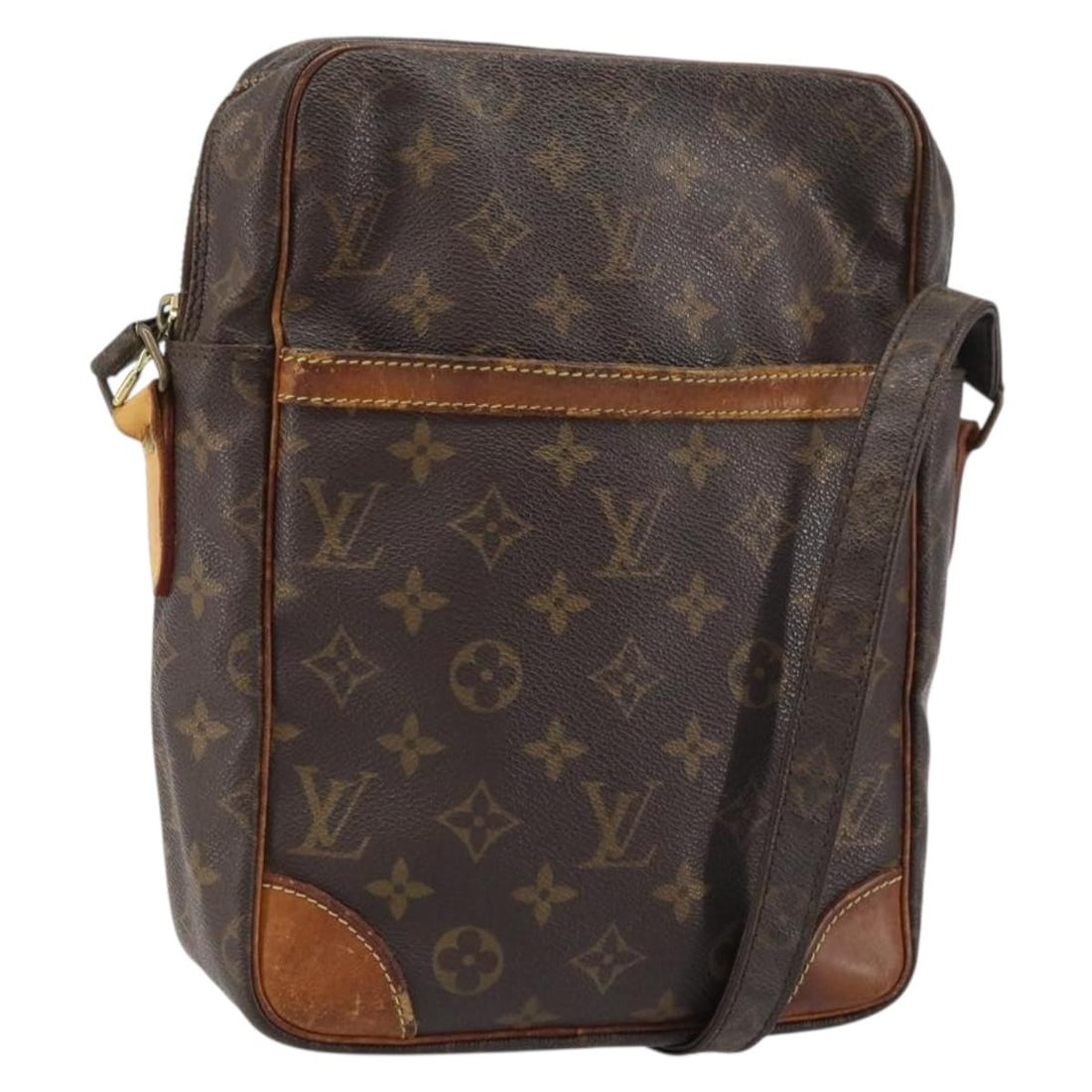 Louis Vuitton Danube MM Monogram Canvas Shoulder Bag M45264 France: Louis Vuitton Danube MM Monogram Canvas Shoulder Bag M45264 France This LOUIS VUITTON Monogram Danube MM Shoulder Bag features the iconic monogram canvas exterior and is crafted in France. It is desig